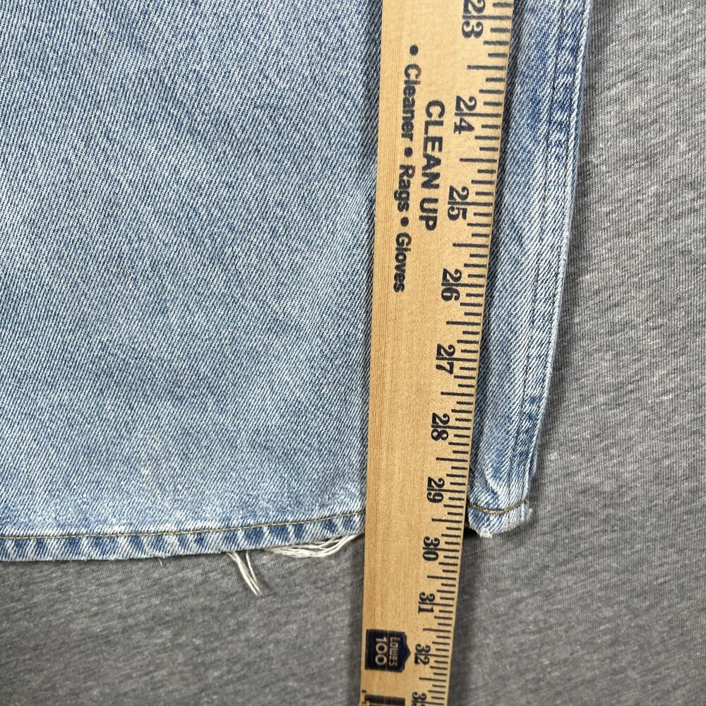 AGOLDE Jeans Womens 30 Blue Wide-Leg Relaxed Light Wash Distressed Y2K - Picture 5 of 13